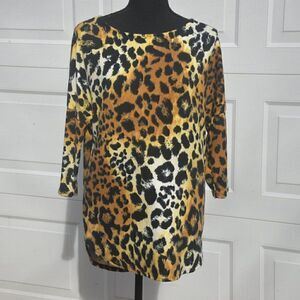 2/$10 honeyme Animal Print Hi-Lo Tunic New Sz S MUST BUNDLE FOR THIS PRICE